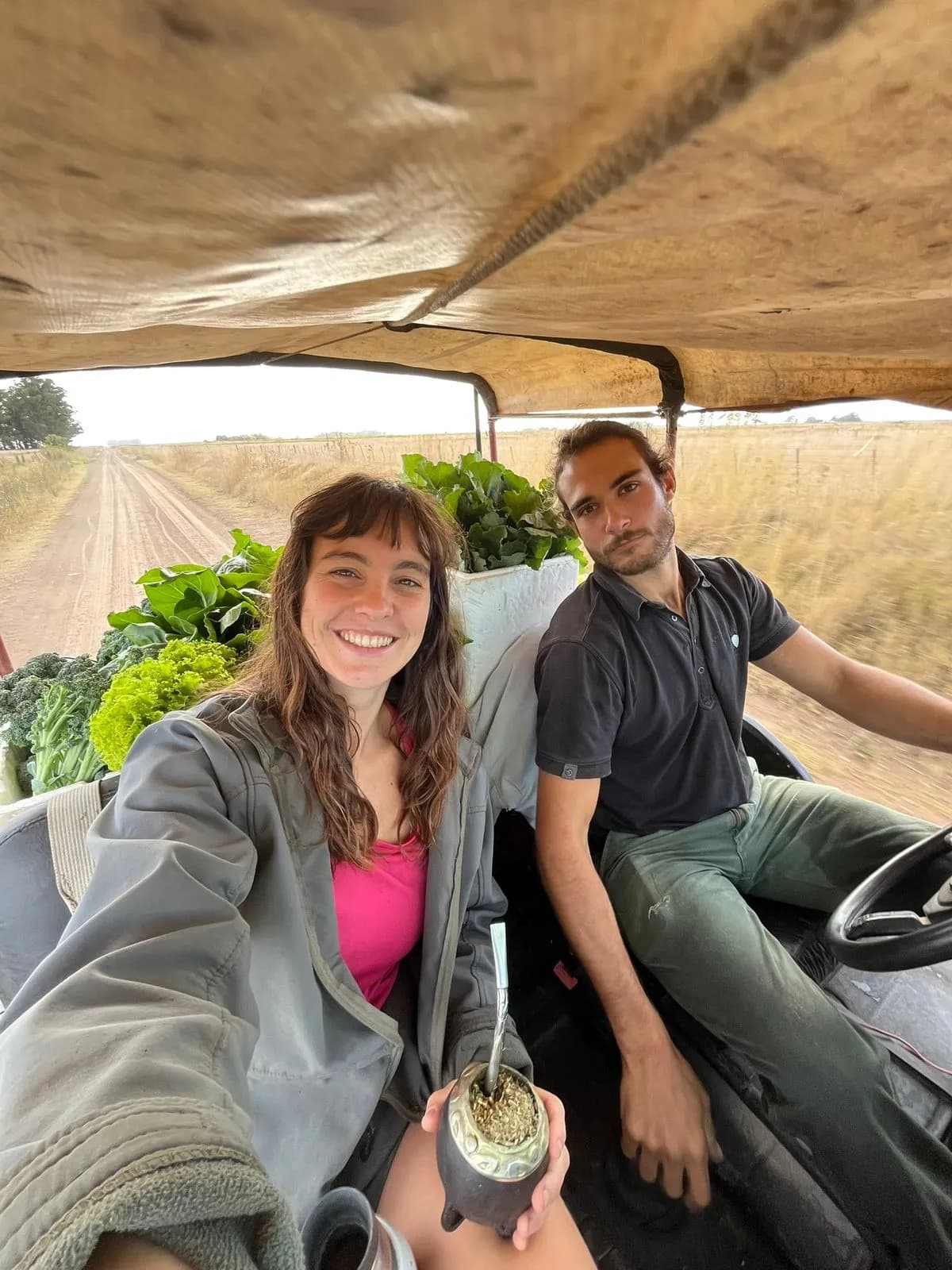Valentin y Martina, fundadores de Pachakuti